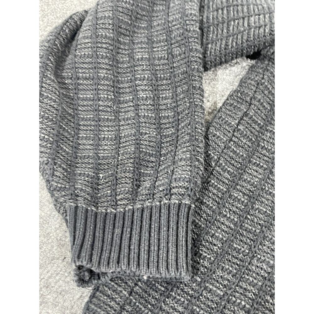 Perry Ellis Sweater Women's Large Long Sleeve Pullover Navy Blue Cotton N44 - Picture 2 of 10